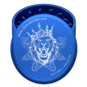 Premium Magnetic Grinder Lion King Blue 62mm