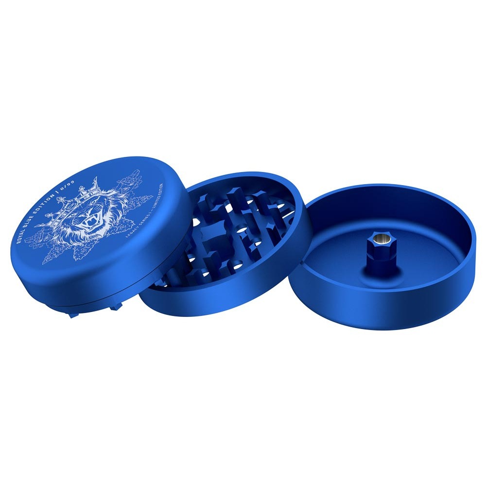 Premium Magnetic Grinder Lion King Blue 62mm